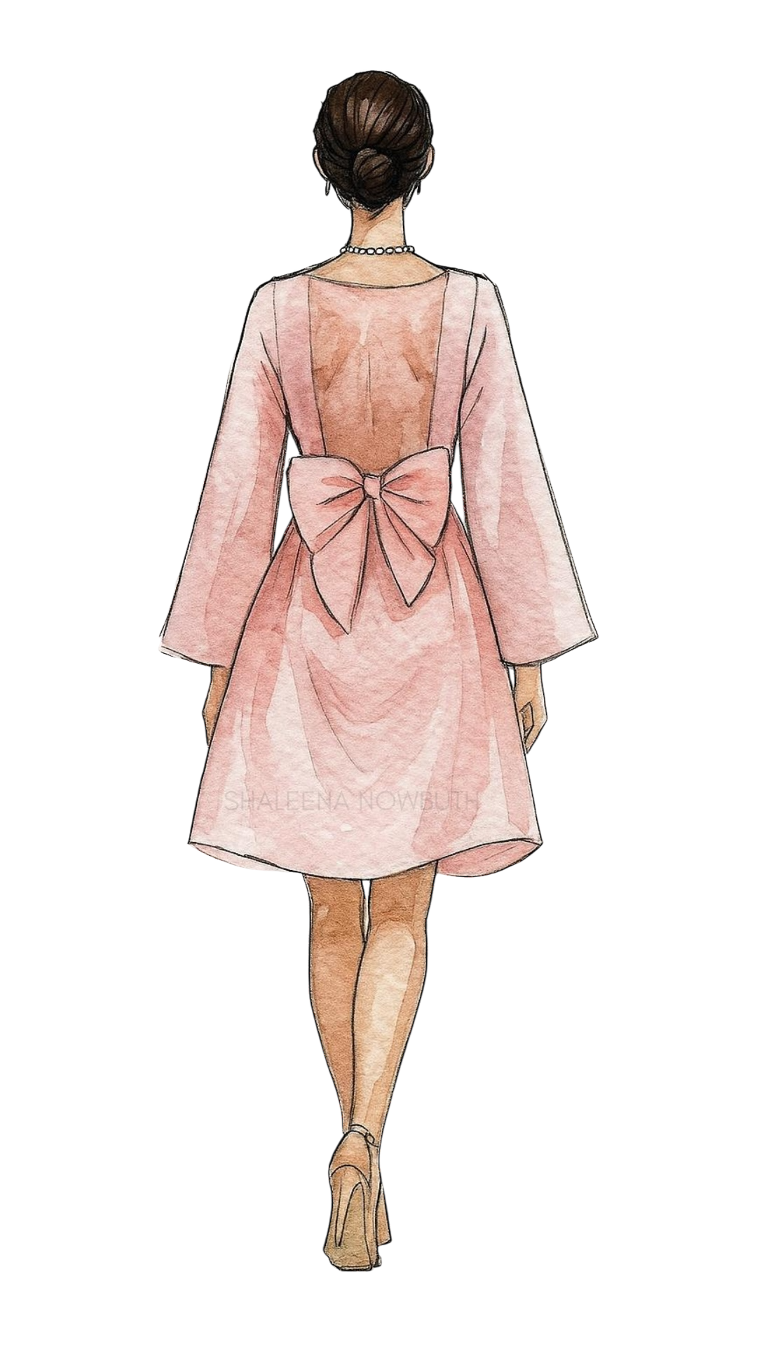 Maison Genevieve Rose Dress