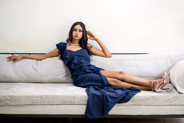 Neptune - Maxi Blue Dress