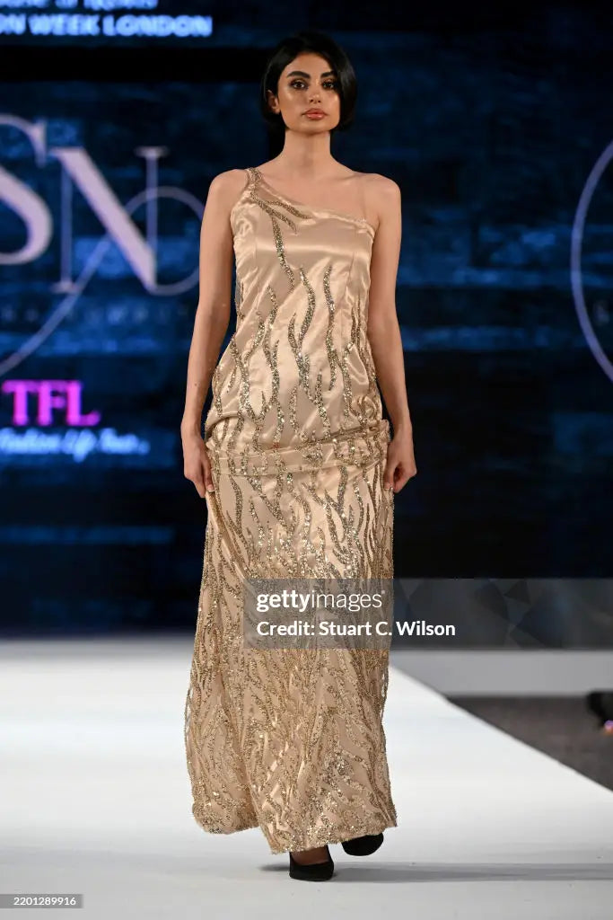 Aurelia de Maurice Gold Dress