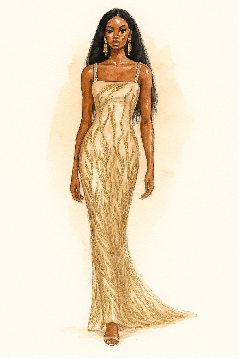 Golden Heritage Dress