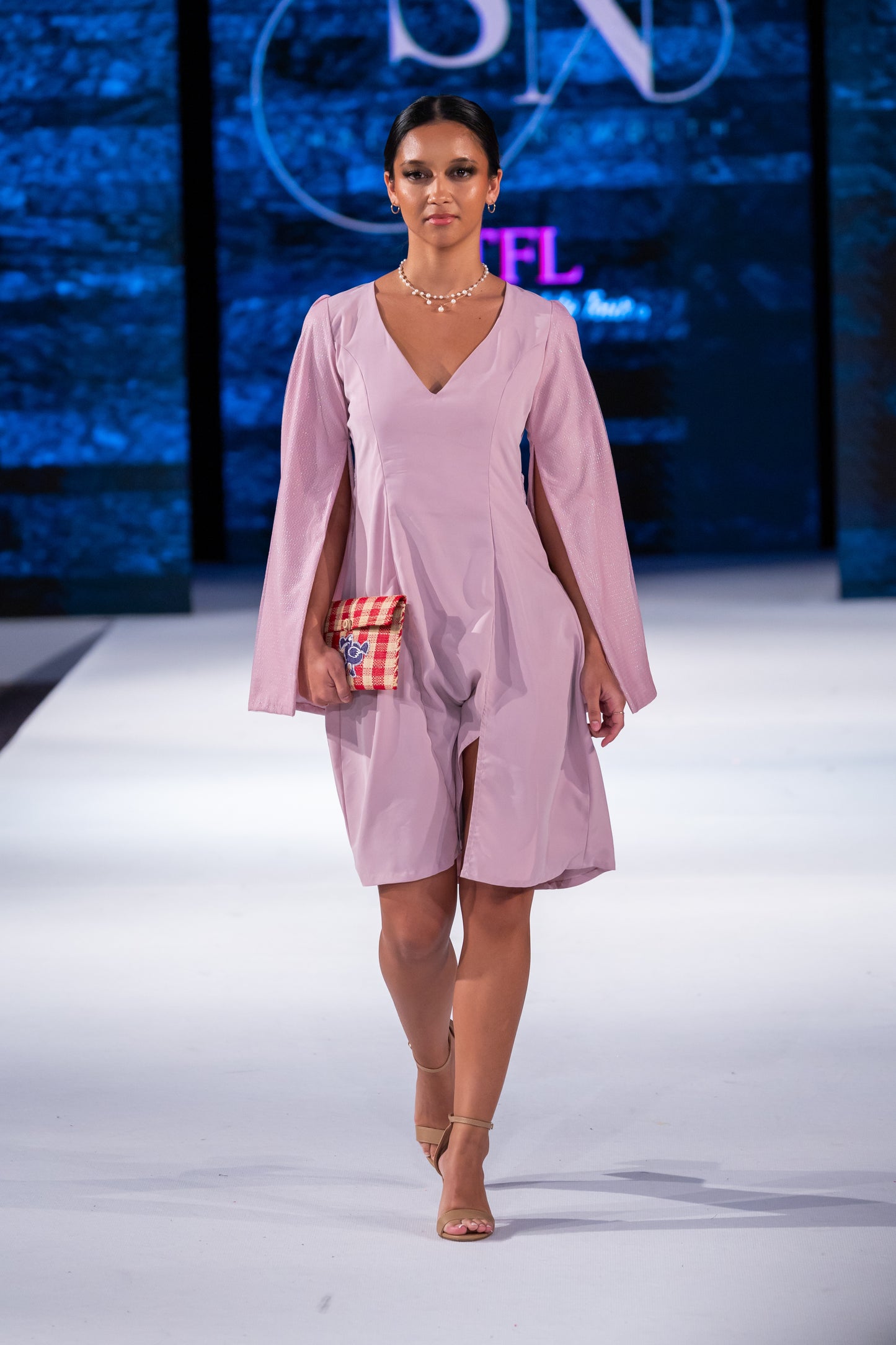 Maison Genevieve Rose Dress