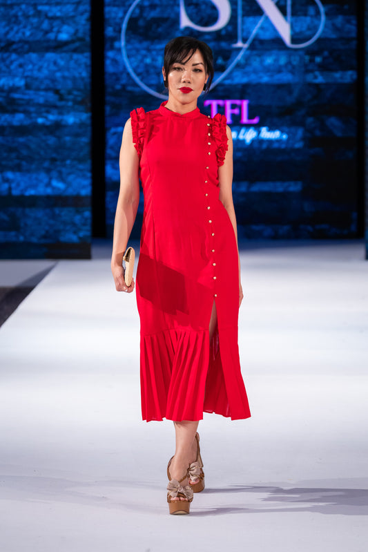 Trochetia Royale Red Dress