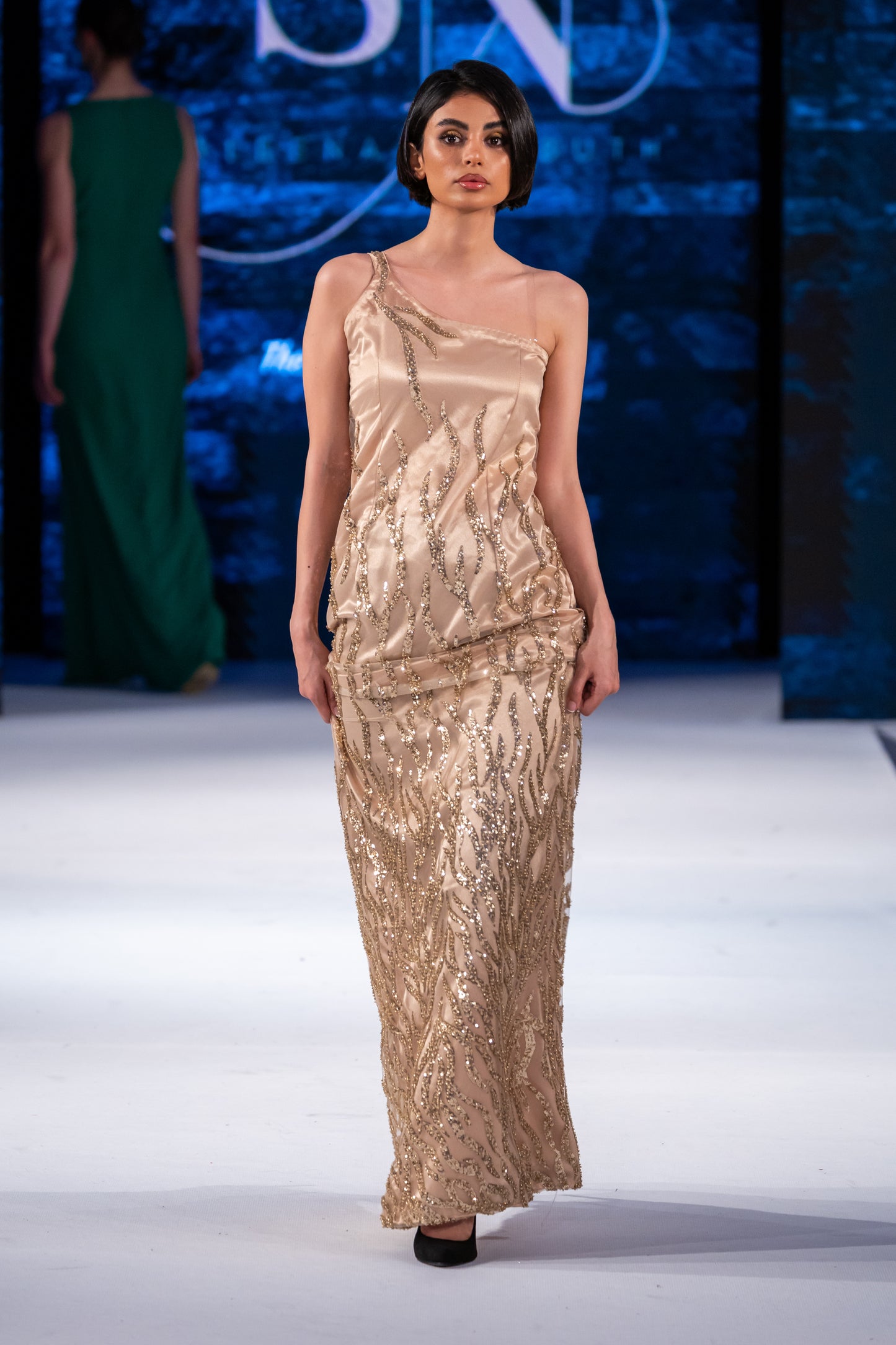 Aurelia de Maurice Gold Dress