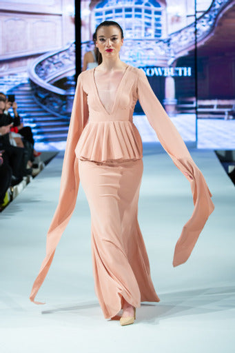 Feminine - Pink Maxi Dress