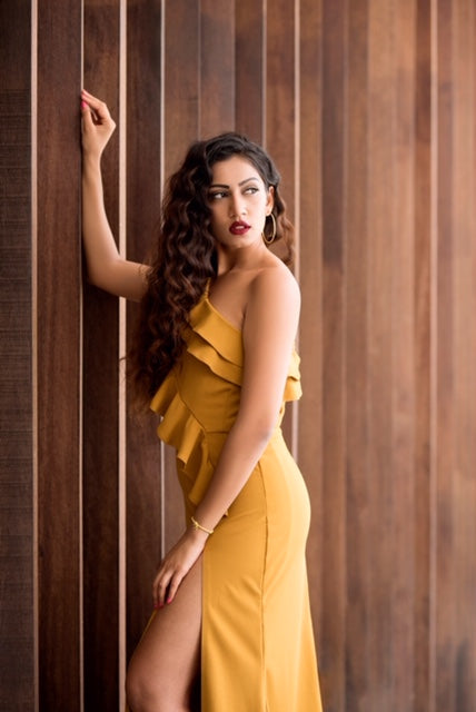 Jupiter - Mustard Yellow Gown