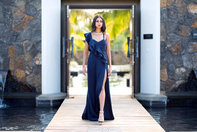 Neptune - Maxi Blue Dress